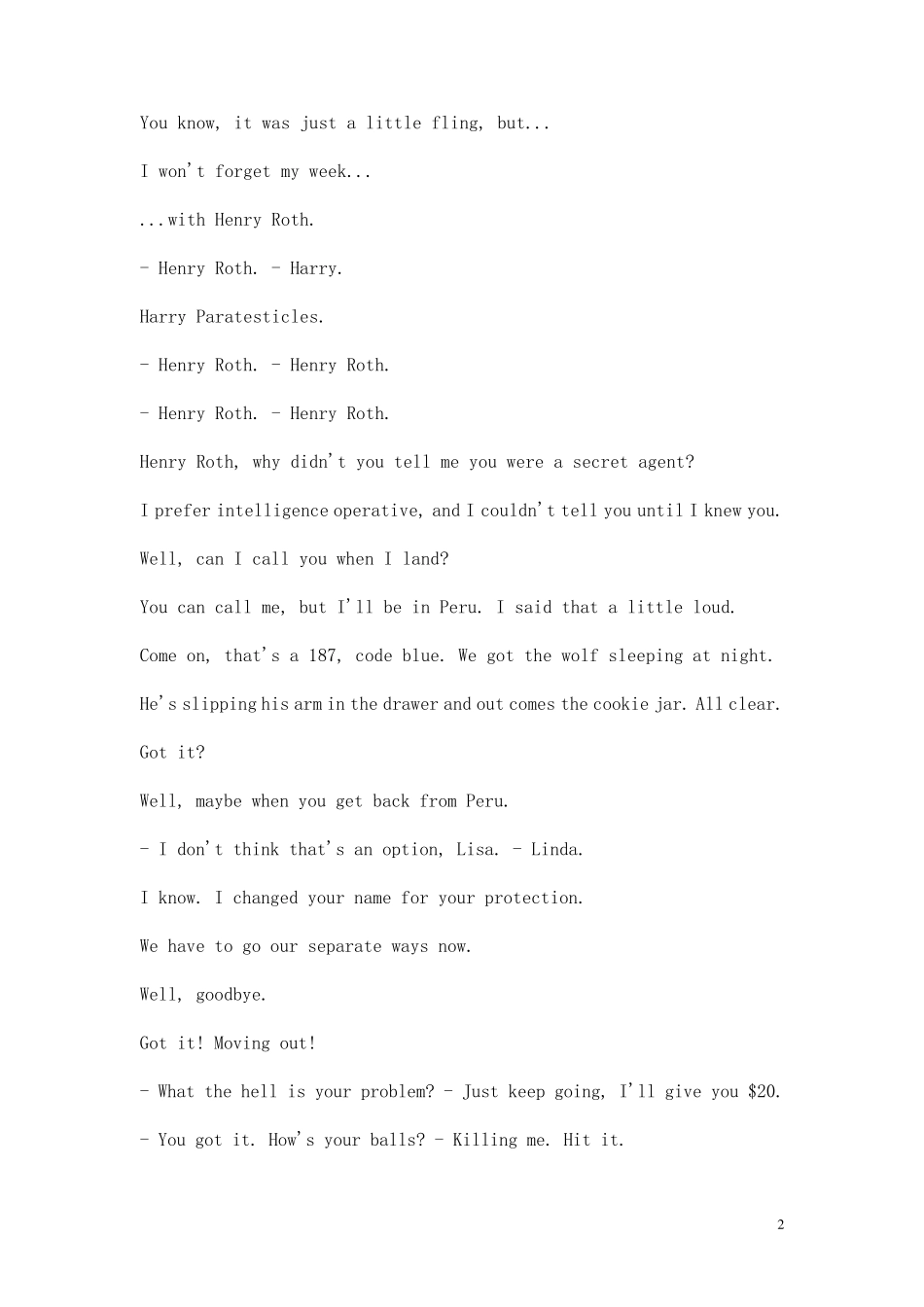 电影《初恋50次》的英文台词_第2页