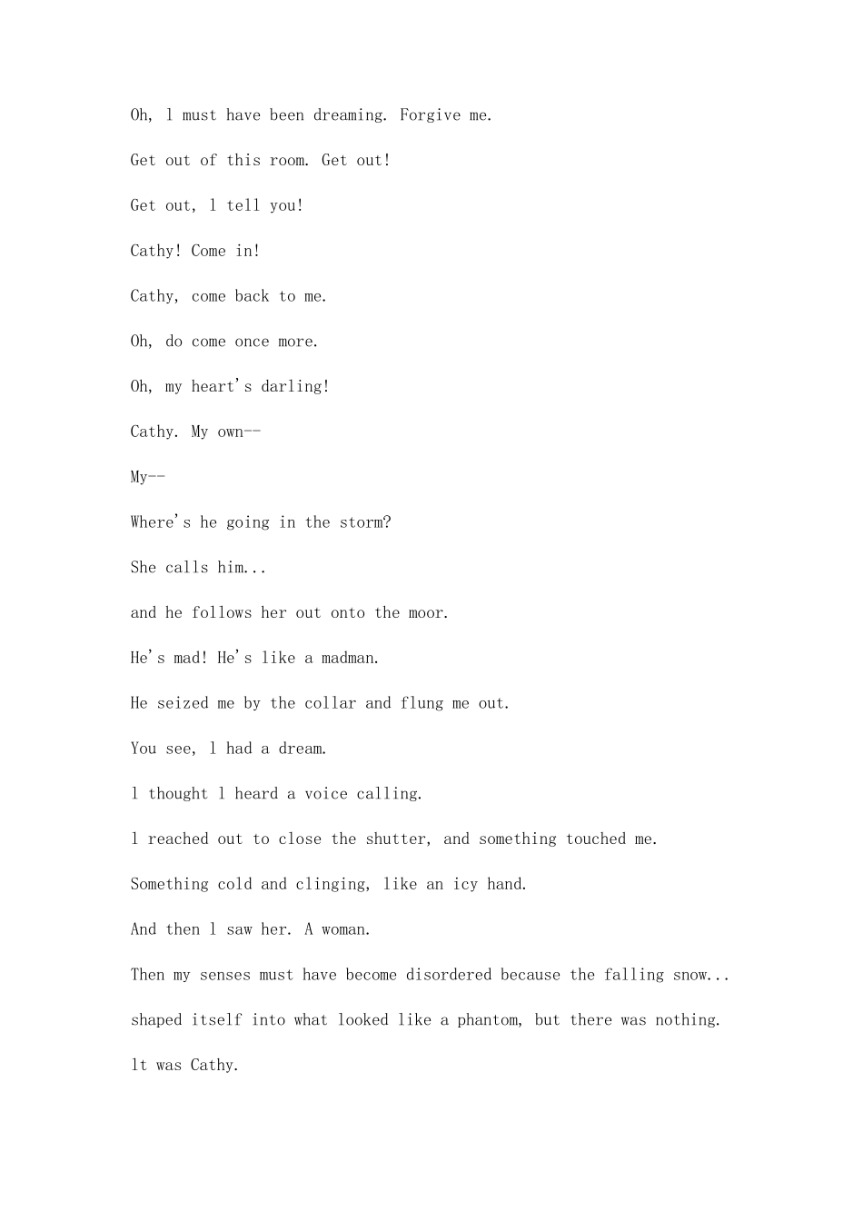电影《呼啸山庄》的英文剧本_第3页