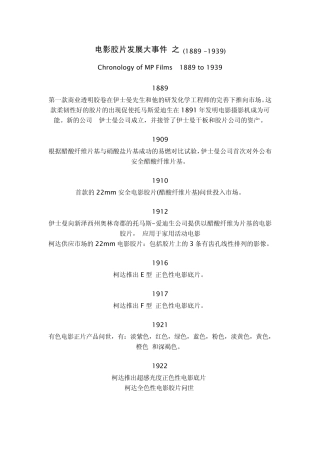 电影胶片知识