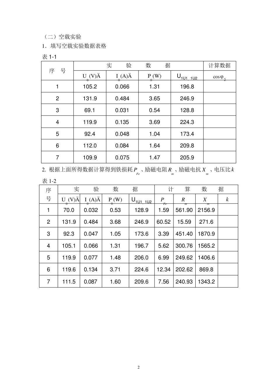 电机与拖动实验报告_第3页
