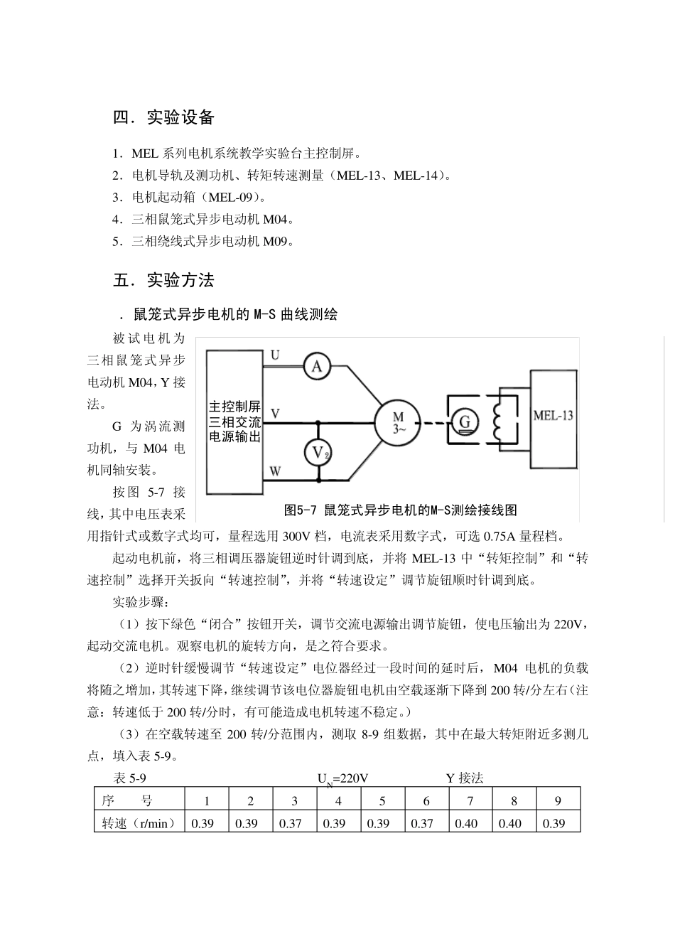 电机学实验报告_第3页