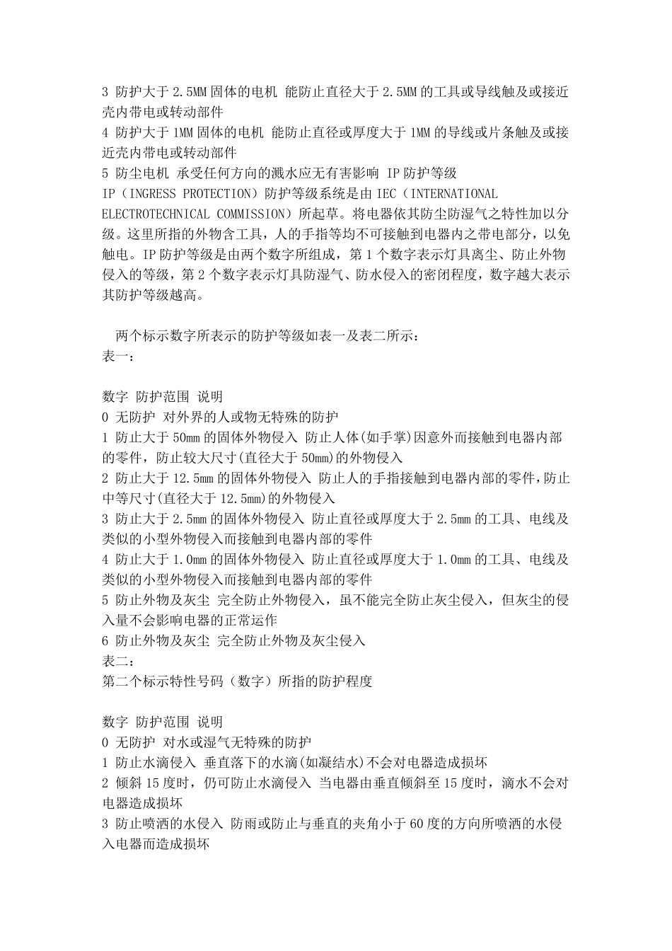 电机防护等级IP表示什么意思_第2页
