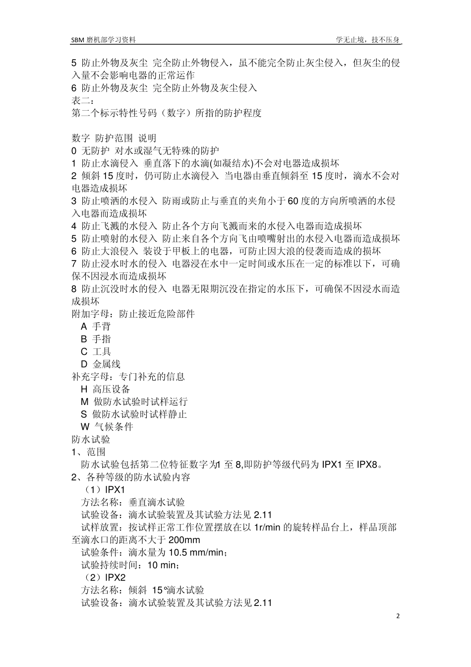 电机防护等级和防爆等级的划分准则_第2页