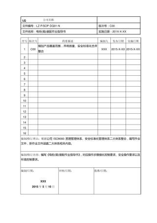 电柜(箱)装配作业指导书