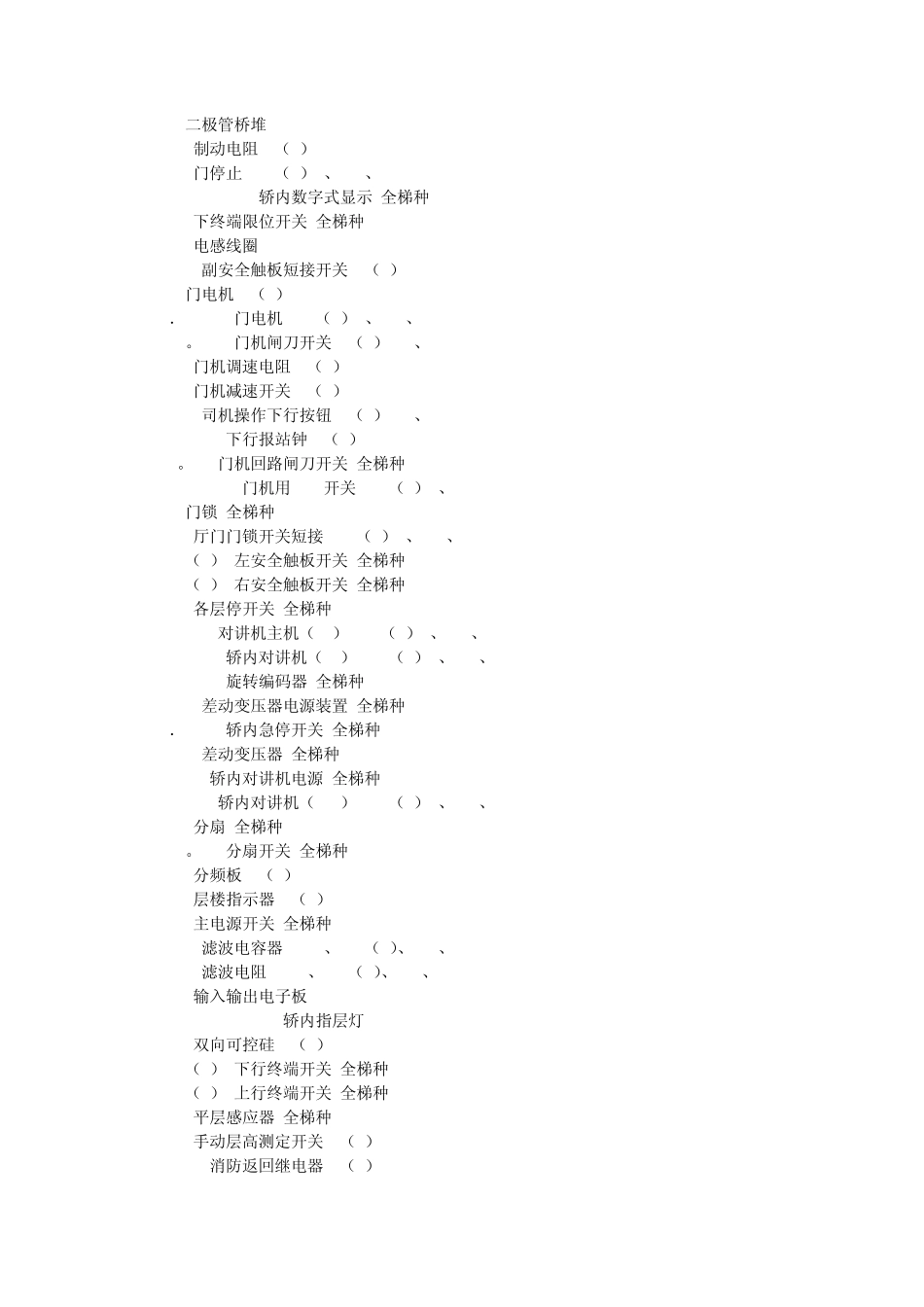 电梯代号说明_第2页