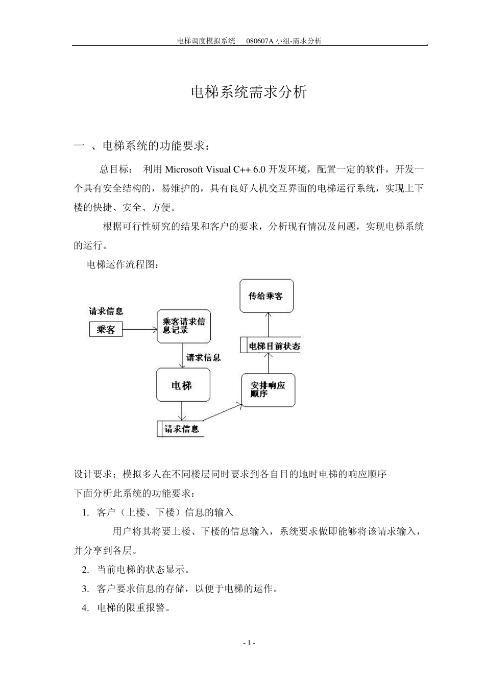 电梯调度模拟系统需求分析_第2页
