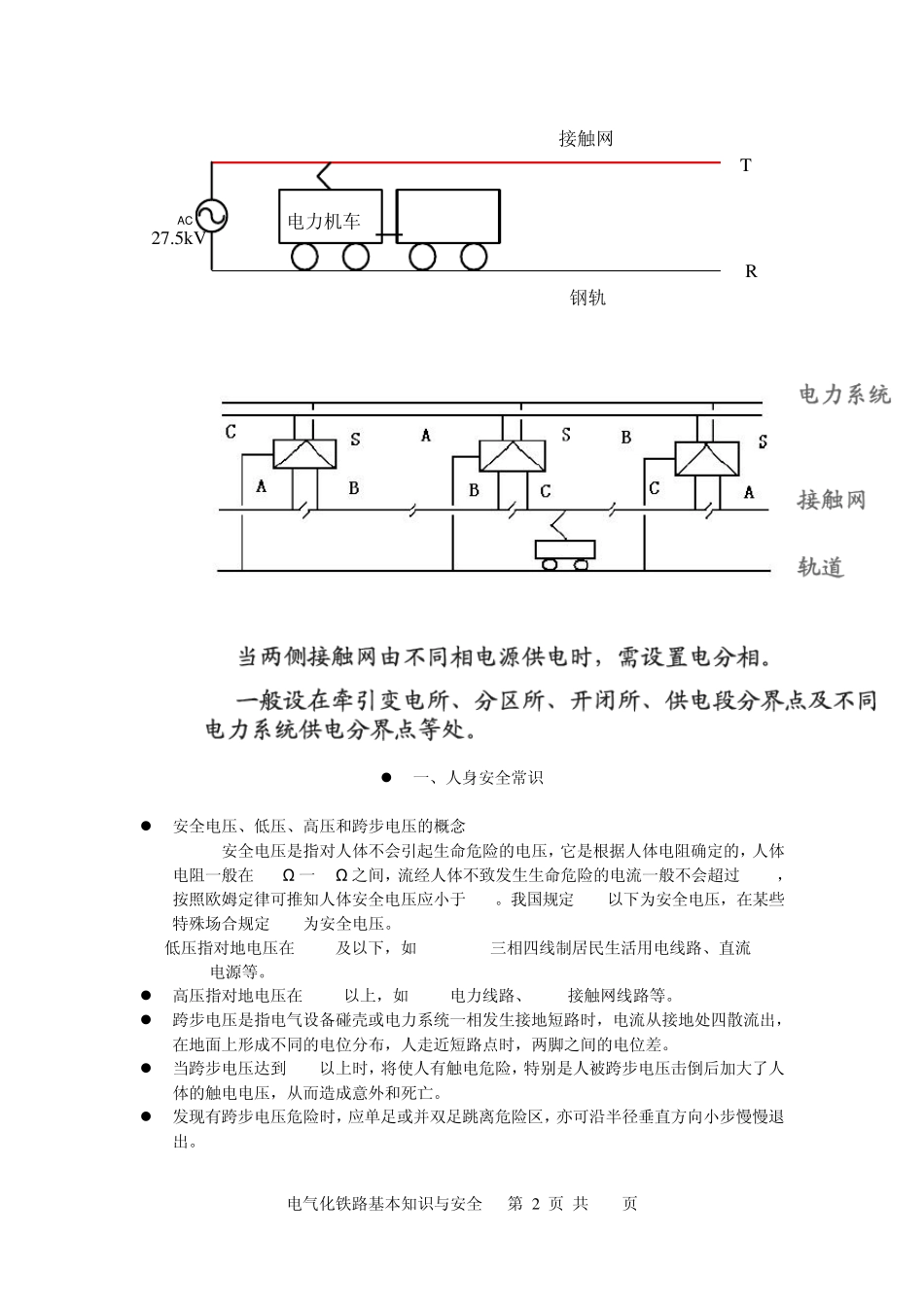 电气化铁路基本安全知识培训_第2页