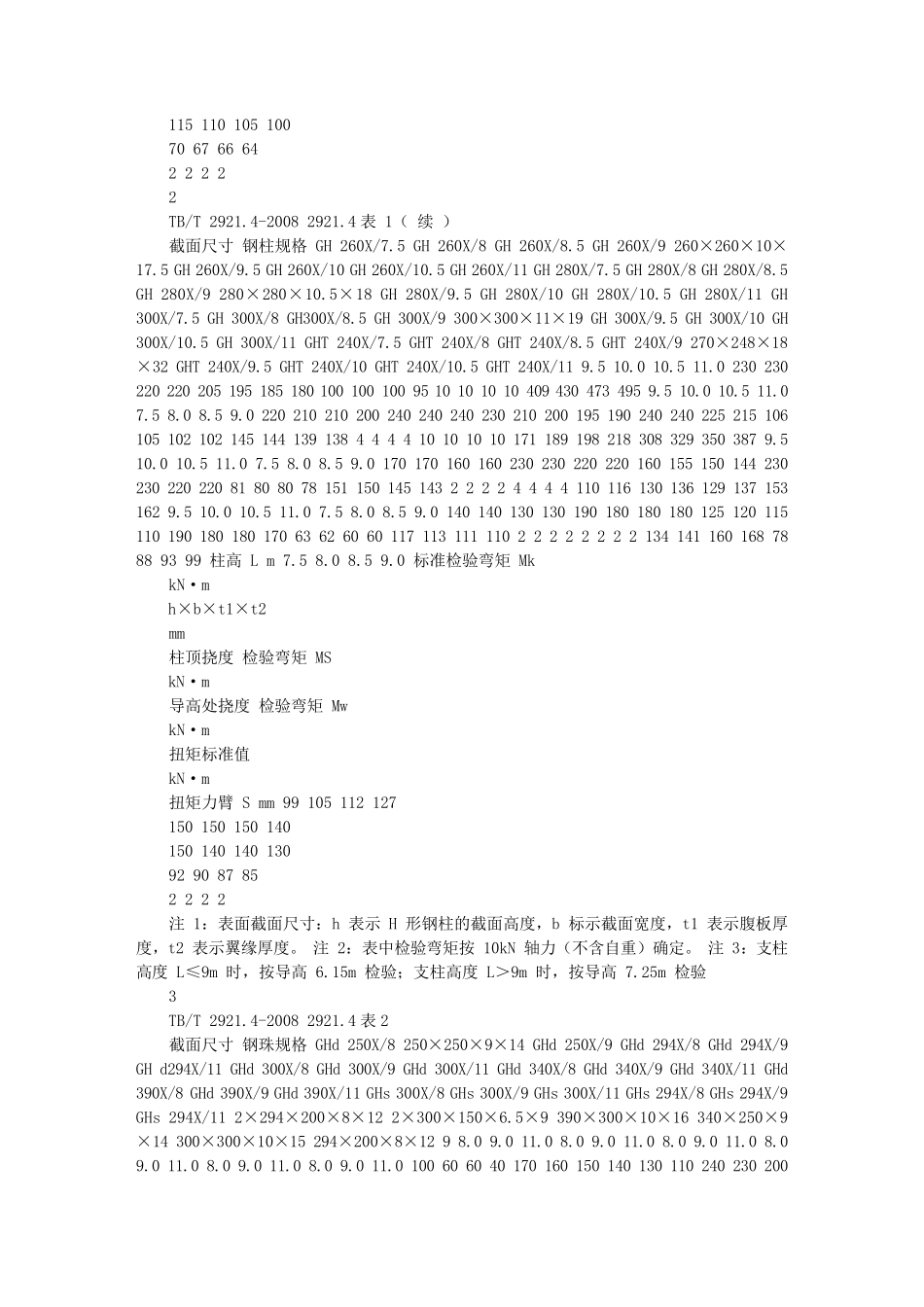 电气化铁路接触网钢支柱第4部分H形支柱_第3页