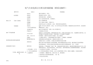 电气危险点分析