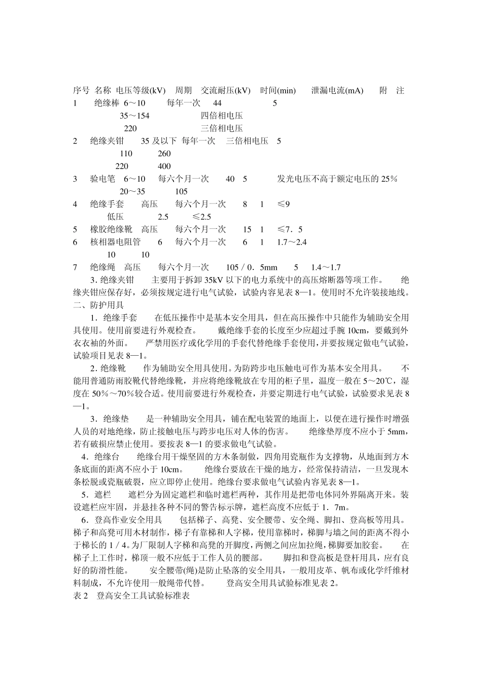 电气安全用具与安全标识_第2页