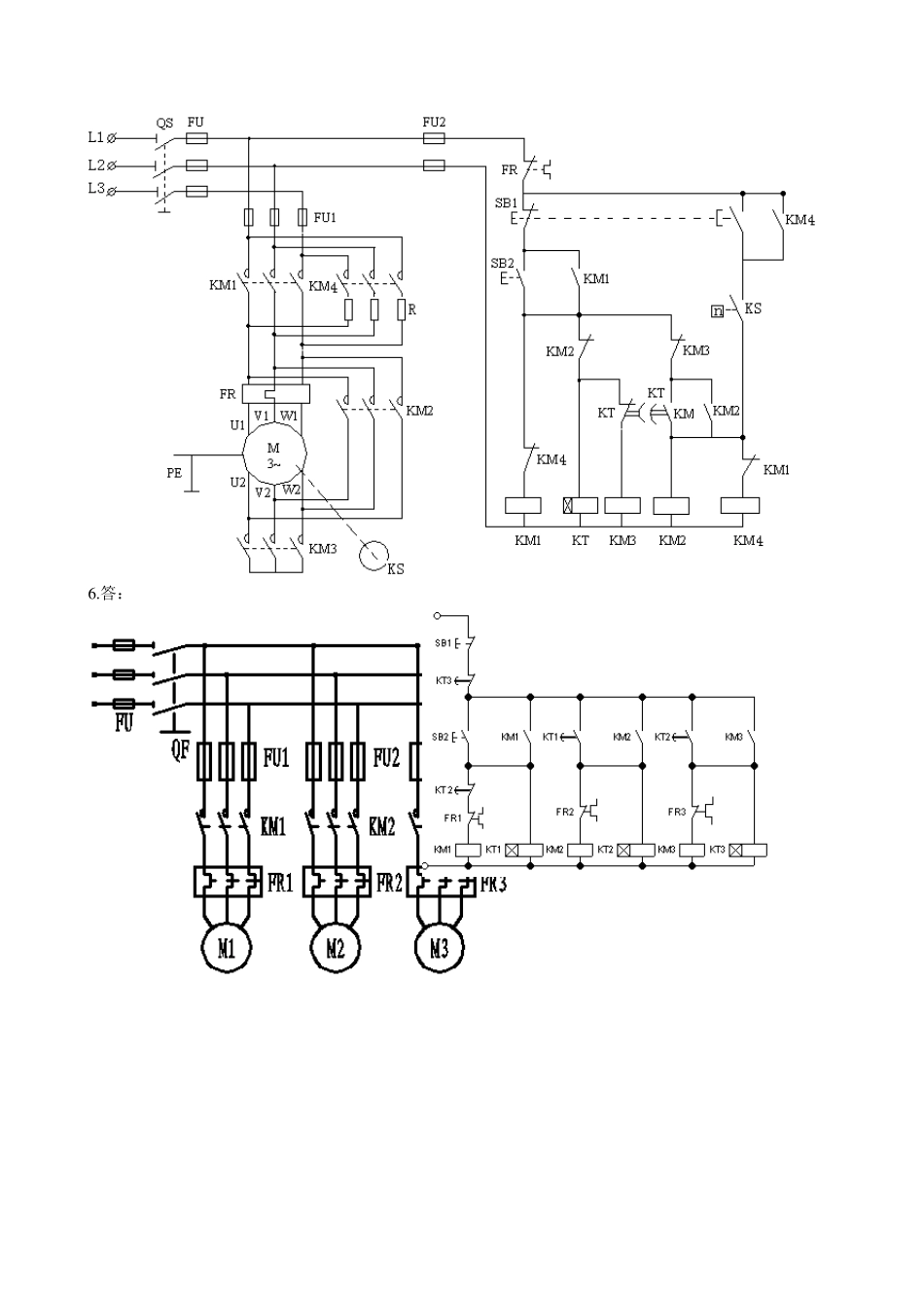 电气控制与PLC应用习题答案_第3页