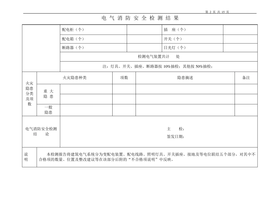 电气消防检测报告_第2页