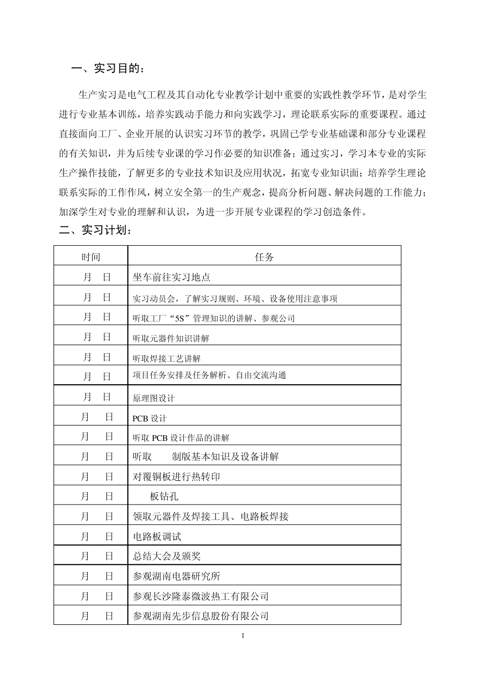 电气类实习报告_第2页