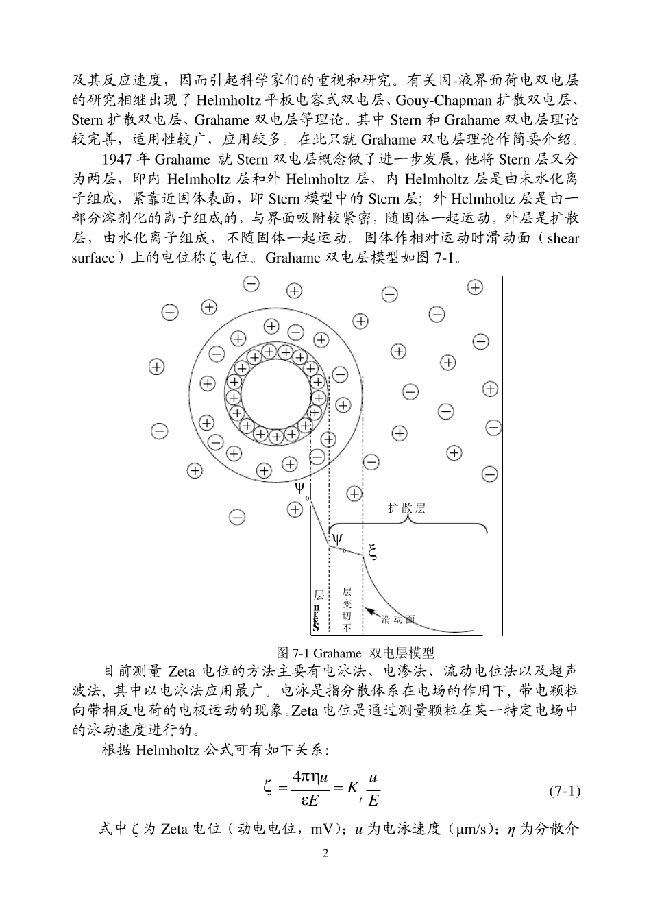电泳法测定分散体系中微粒的荷电性质与Zeta电位_第2页