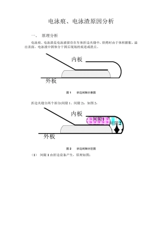 电泳渣原因分析