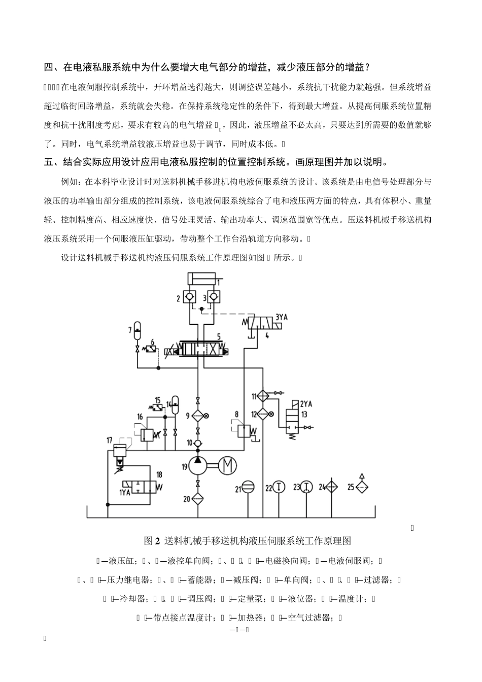 电液系统及控制考试题及答案_第2页