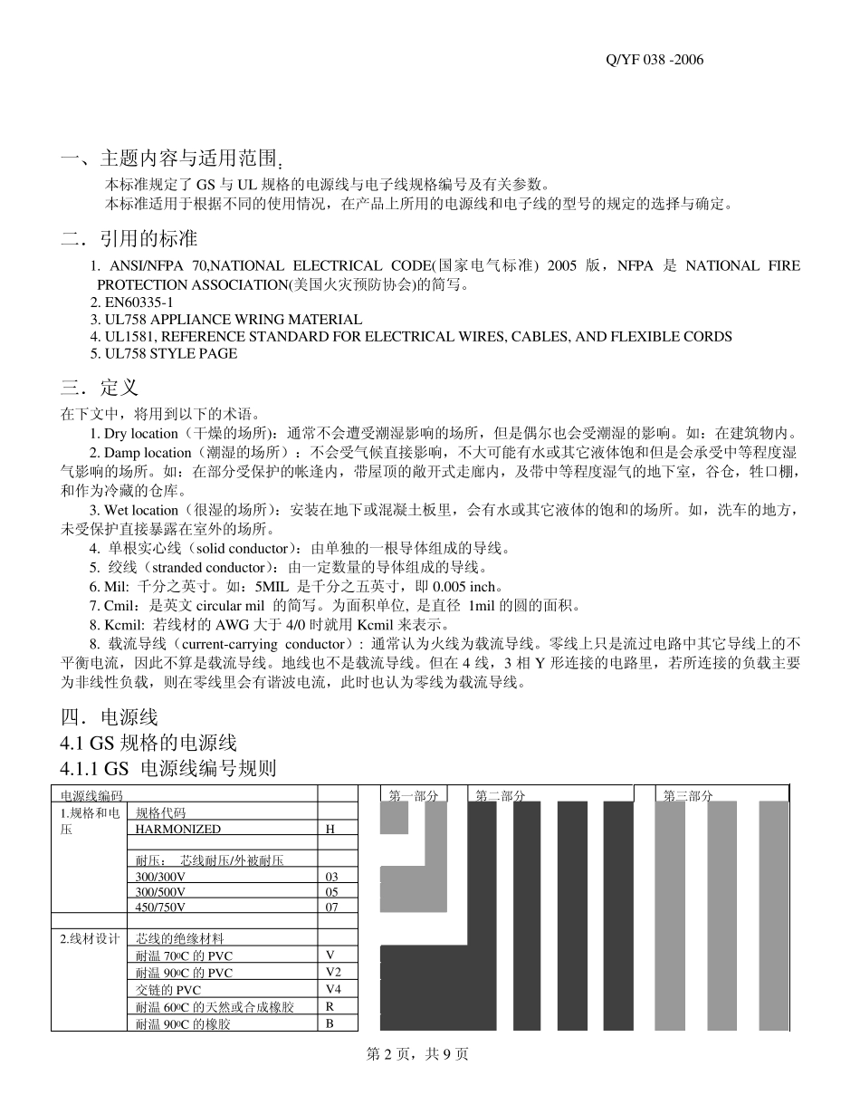 电源线电子线选用指引20051219_第3页