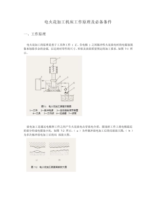 电火花机床教学课件