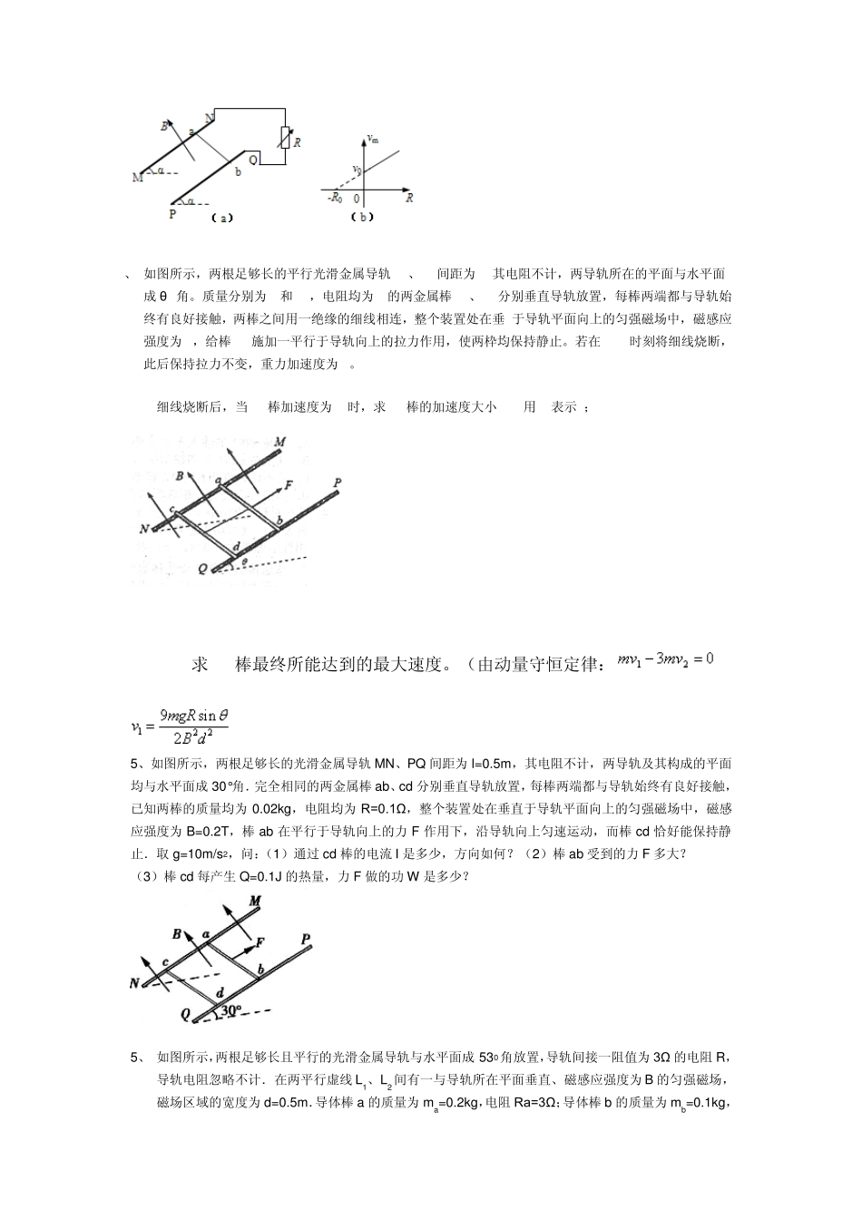 电磁感应经典好题_第2页