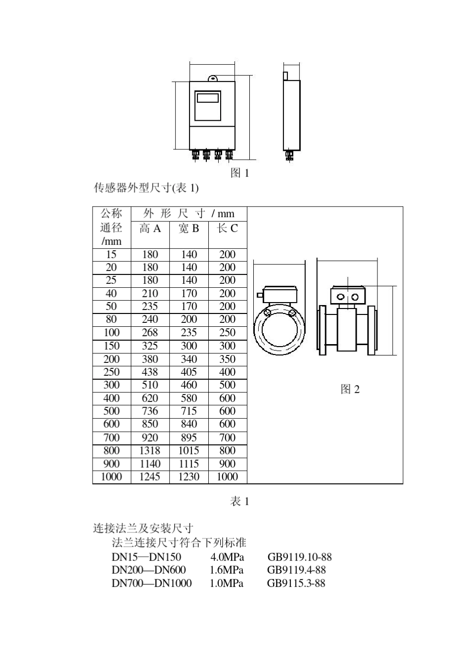 电磁流量计使用说明书_第2页