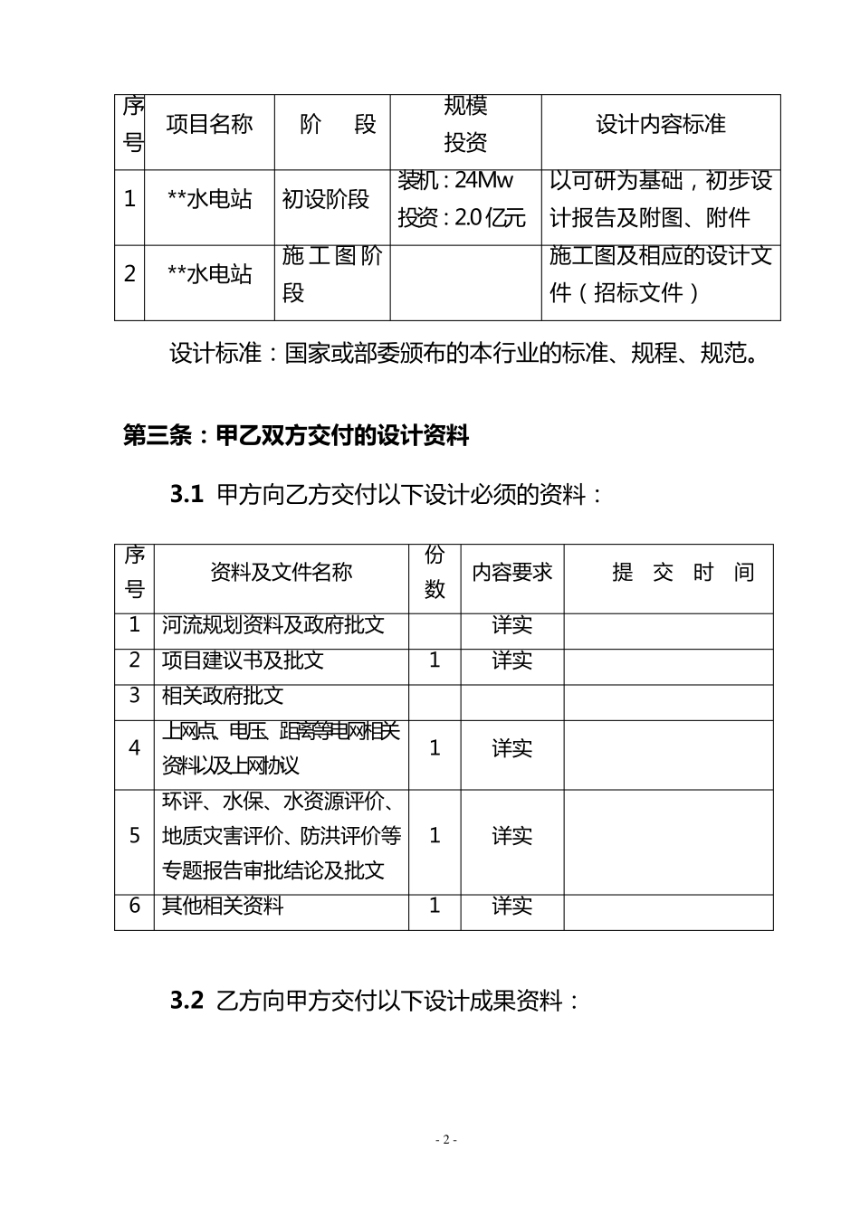 电站设计合同范本_第3页
