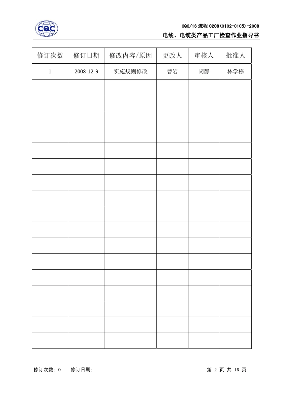 电线、电缆类产品工厂检查作业指导书_第2页