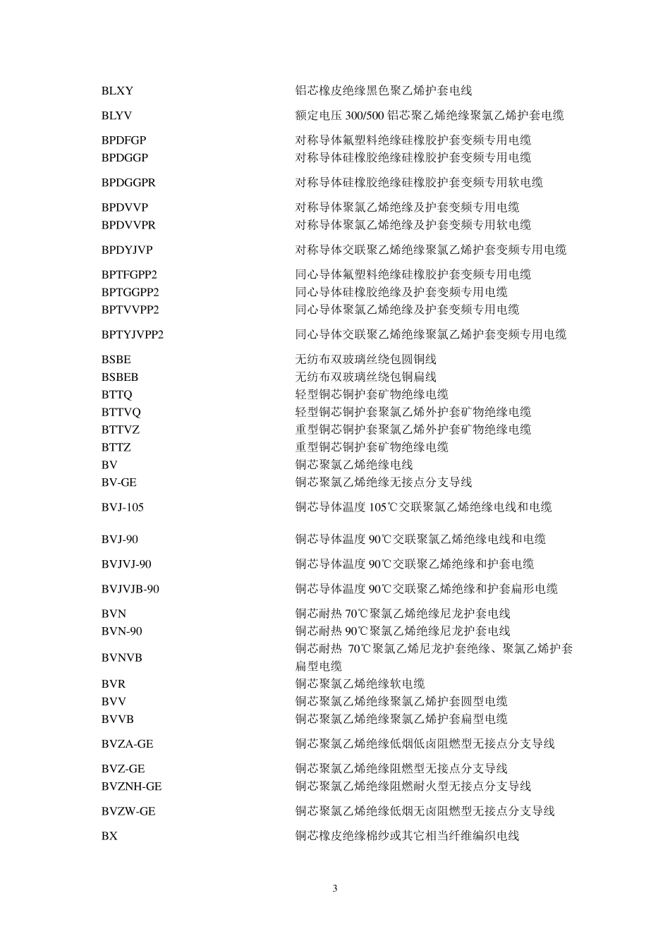 电线电缆规格型号(全部)_第3页