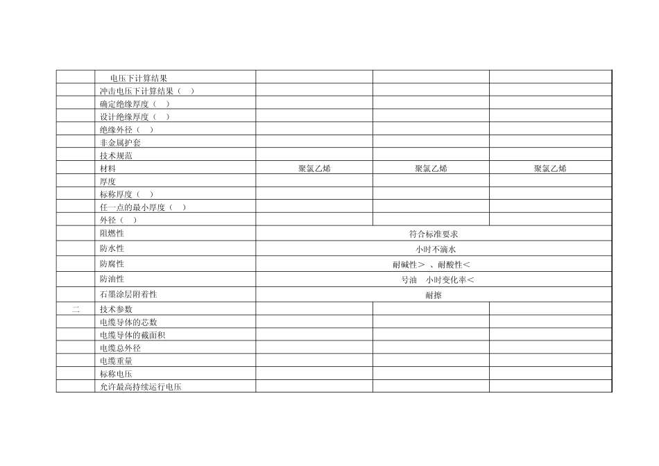 电缆技术参数_第2页