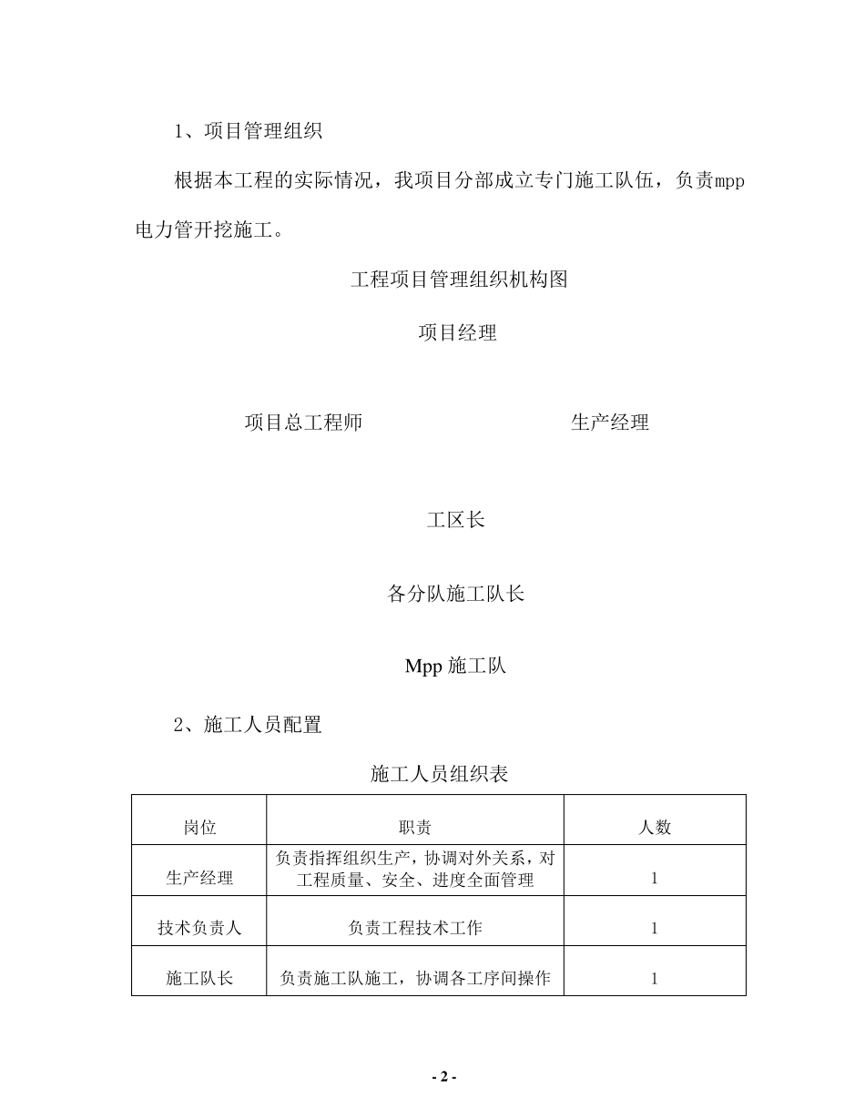 电缆排管施工方案._第2页
