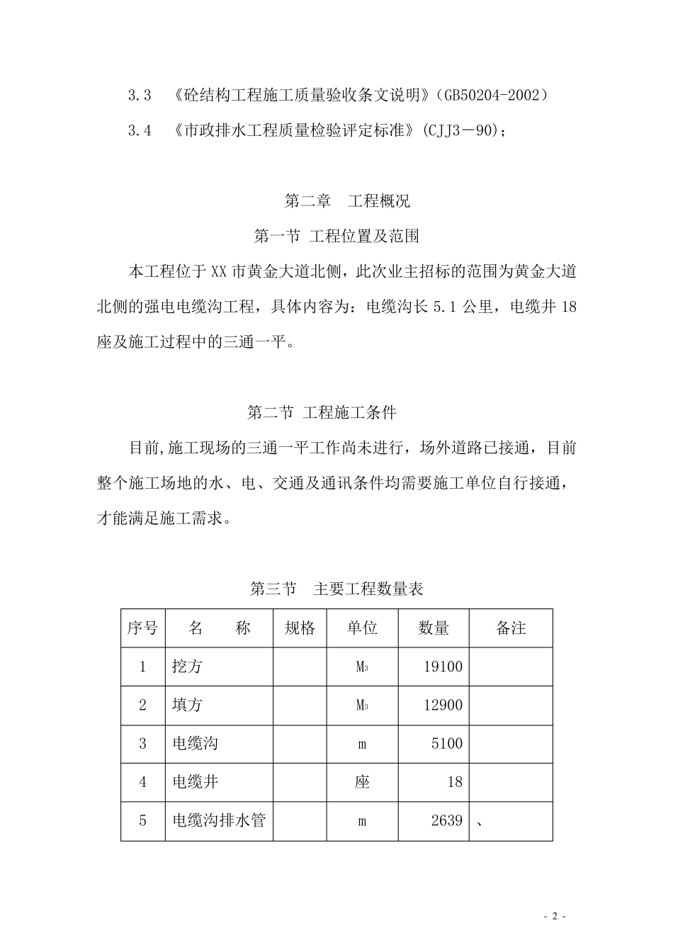 电缆沟工程施工方案1.._第2页