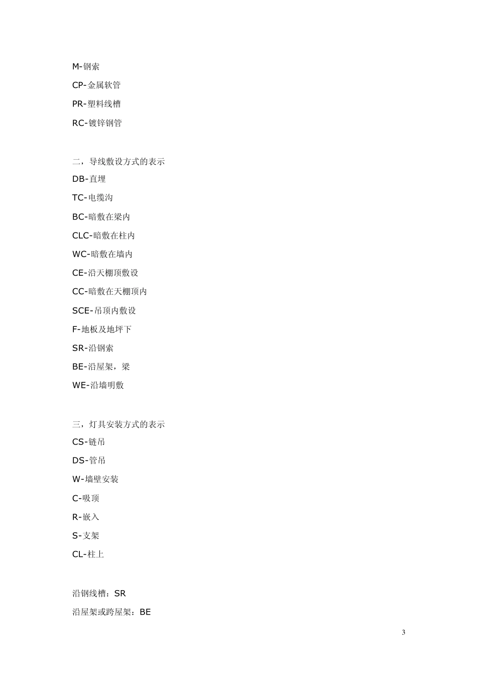 电缆管线敷设代号大全_第3页