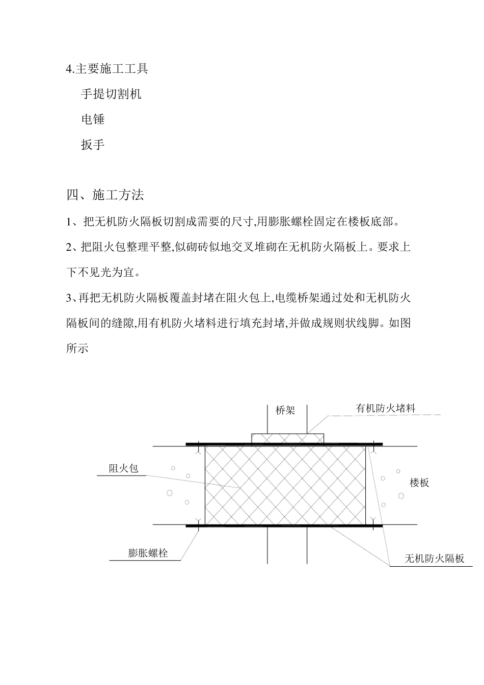 电缆防火封堵施工方案_第3页