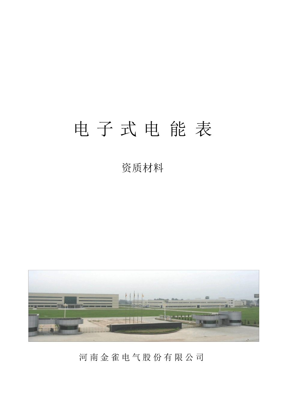 电能表投标文件_第1页