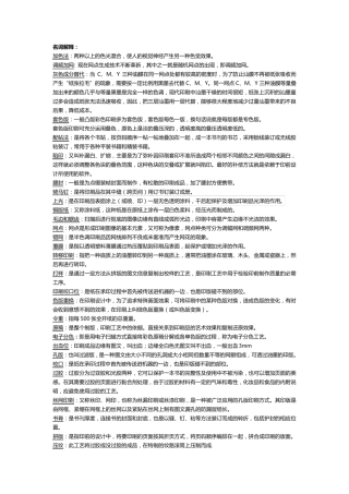 电脑印刷设计名词解释和论述