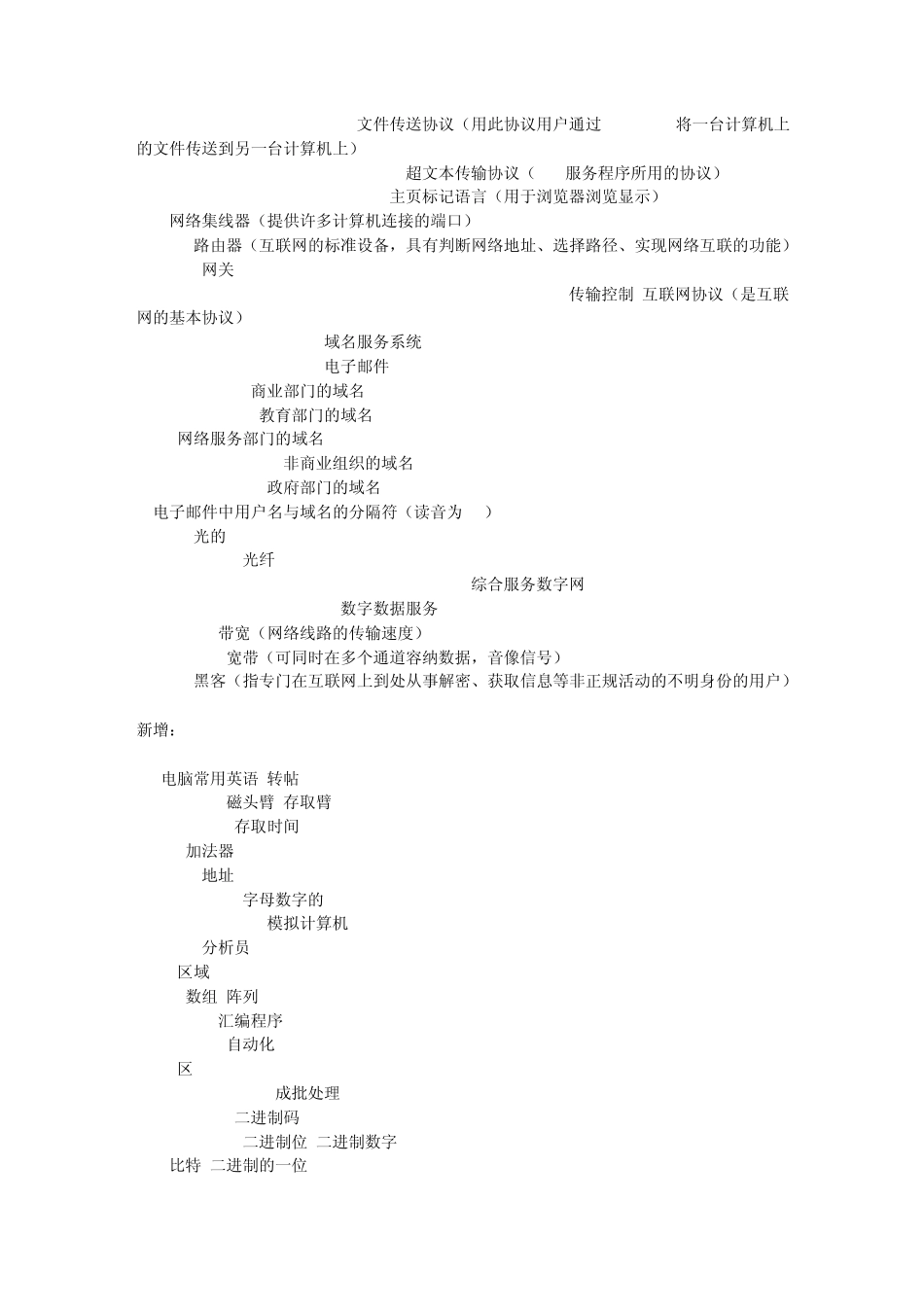 电脑常用名词_第3页