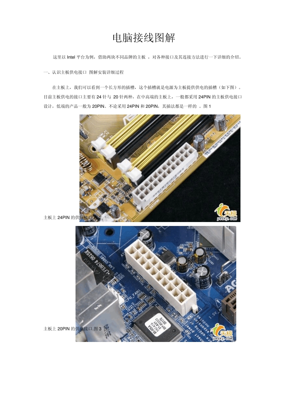 电脑接线图解_第1页