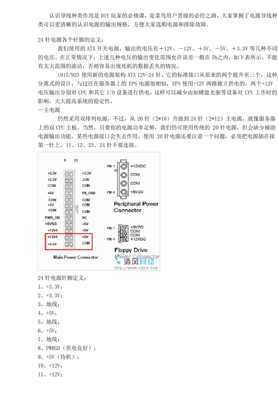 电脑电源接口定义_第3页