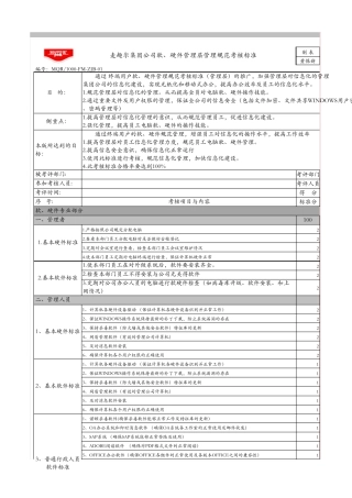 电脑软硬件标准