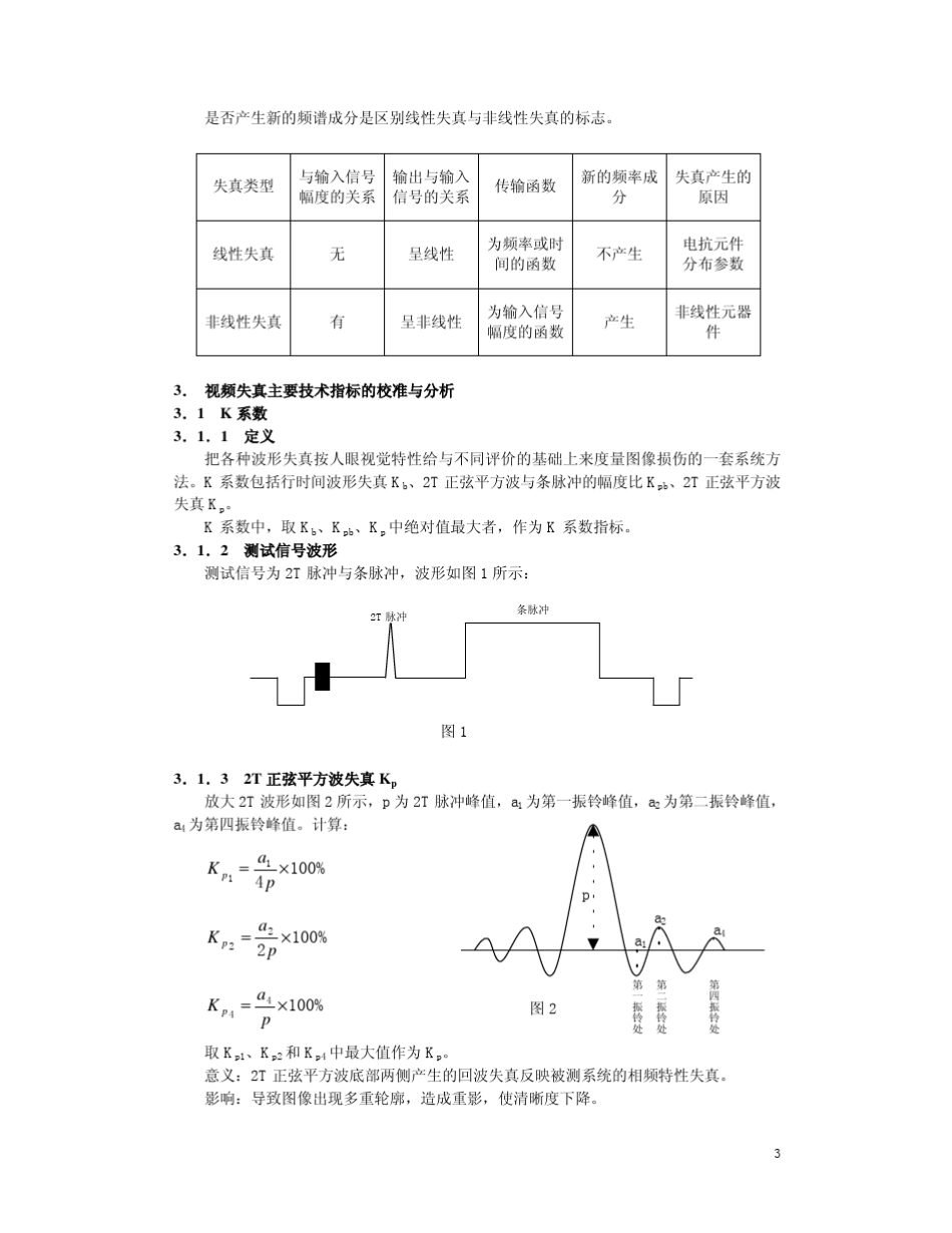 电视测试系统视频失真简介及分析_第3页