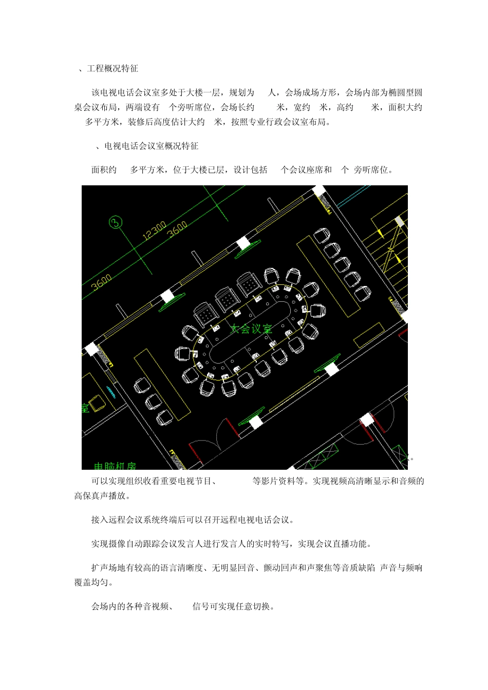 电视电话会议室设计方案书_第2页
