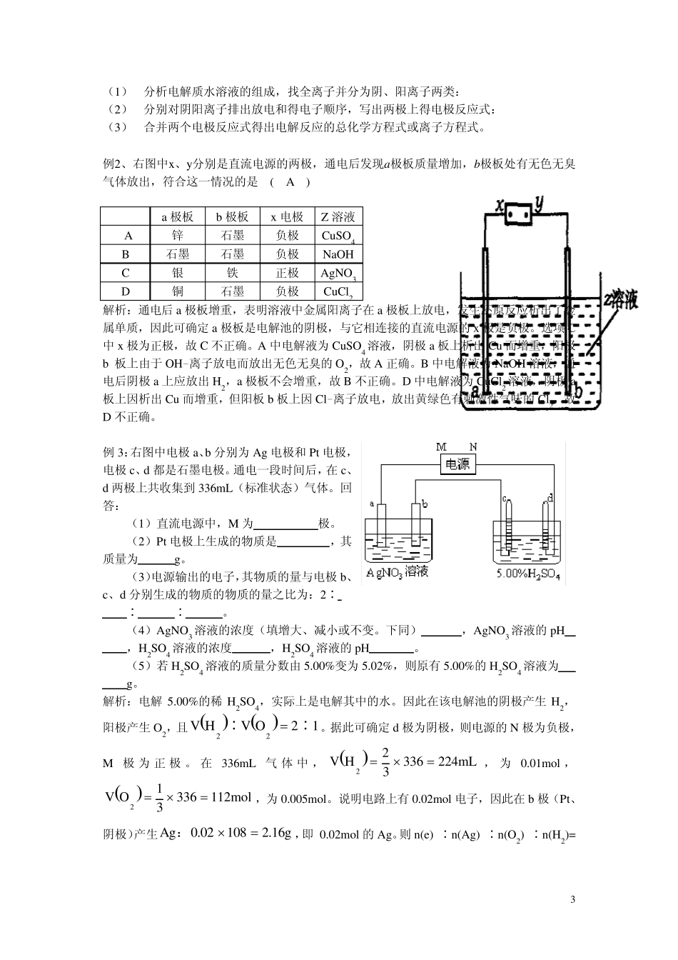 电解产物的判断方法和液pH值的变化的规律_第3页