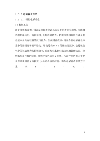 电解着色精简版