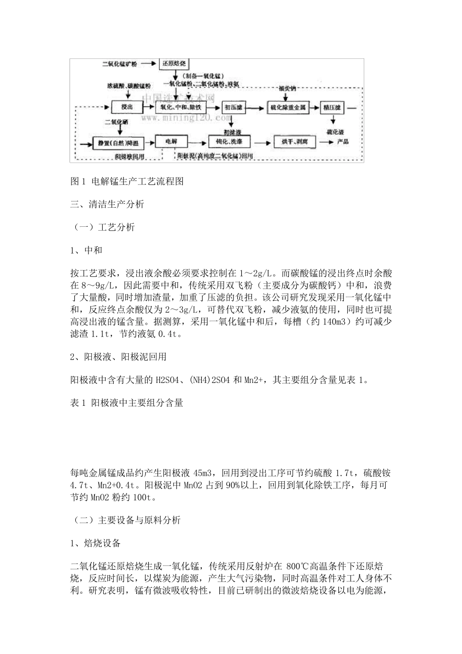 电解锰行业清洁生产分析_第2页