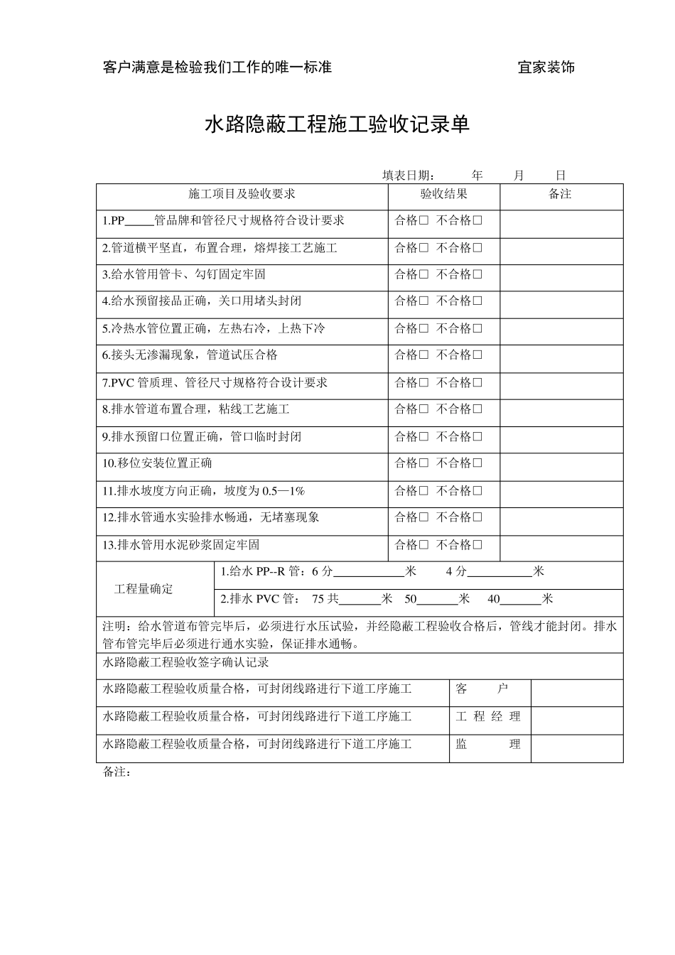 电路隐蔽工程施工验收记录单_第2页