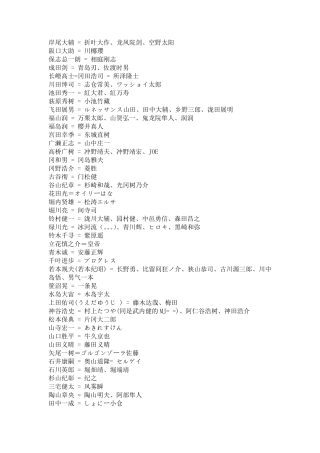 男声优马甲一览表