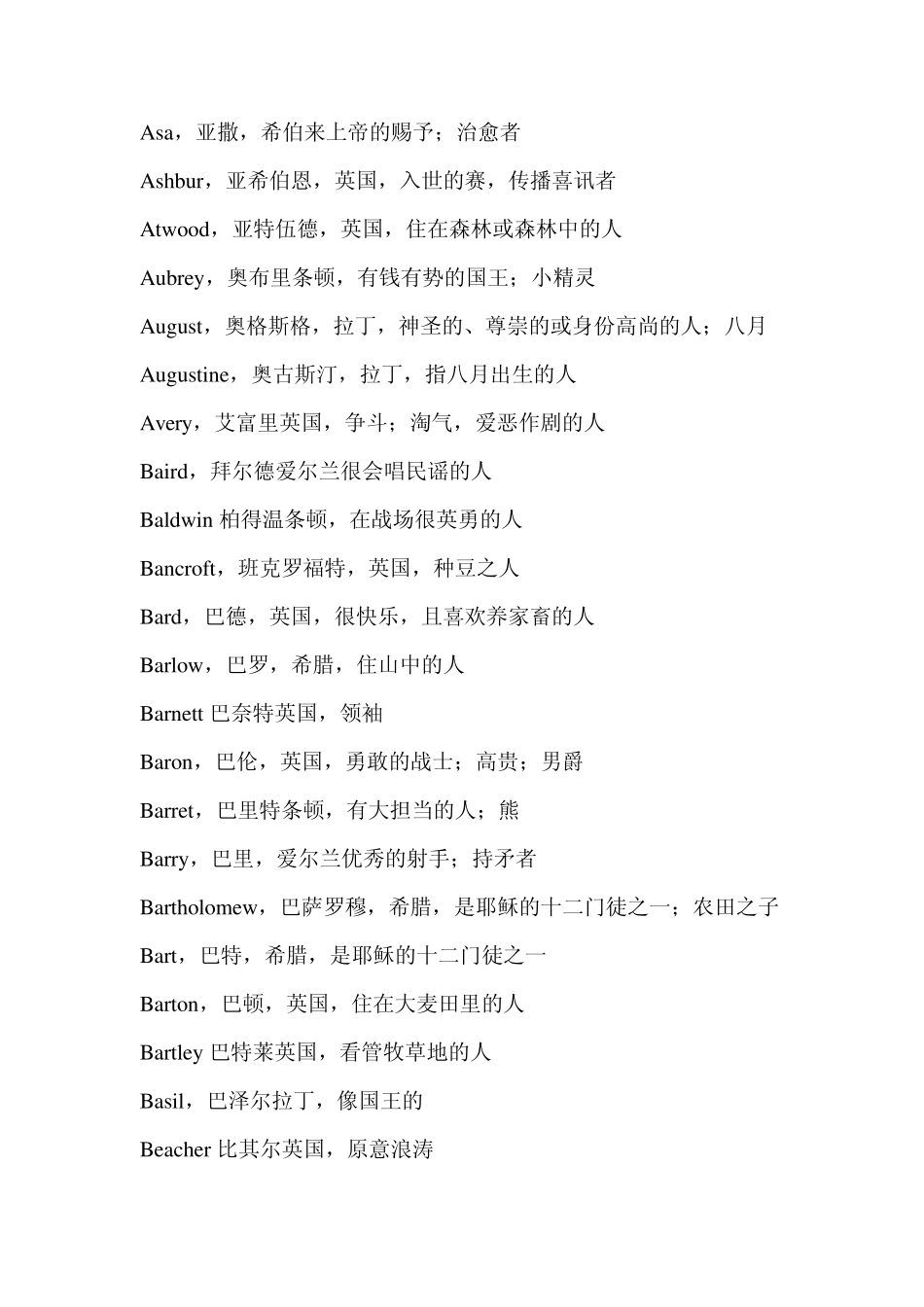 男性英文名字含义_第3页