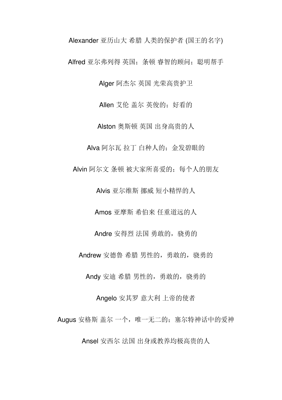 男性英文名字大全_第2页