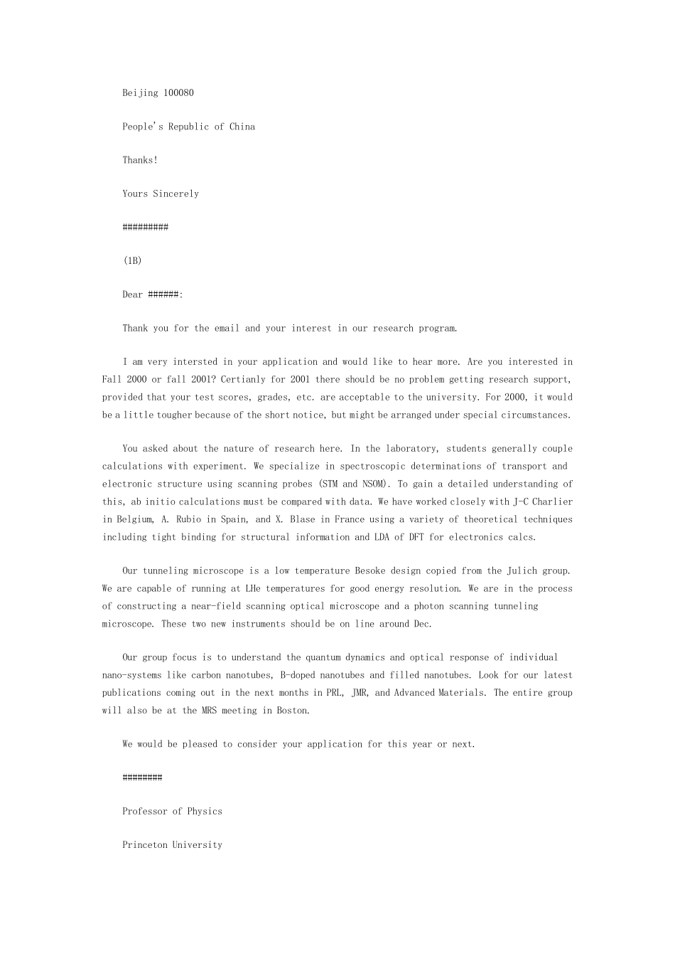 留学套磁信PHD范文_第2页