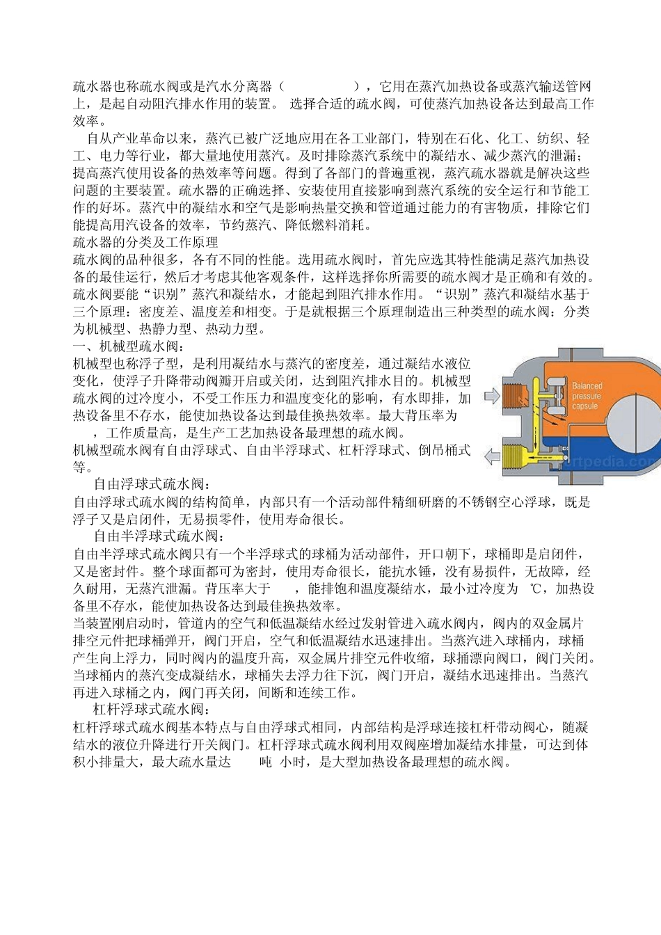 疏水器(Steam_Trap)工作原理及安装要求_第1页