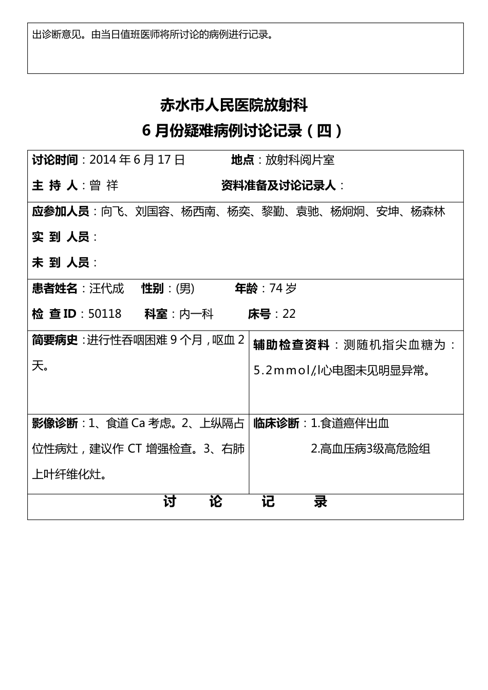 疑难病例讨论记录样表_第3页